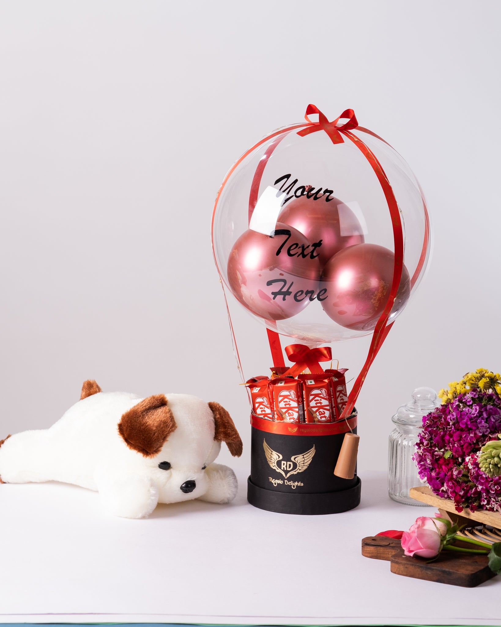 KitKat Bouquet & Puppy Regalo Delights