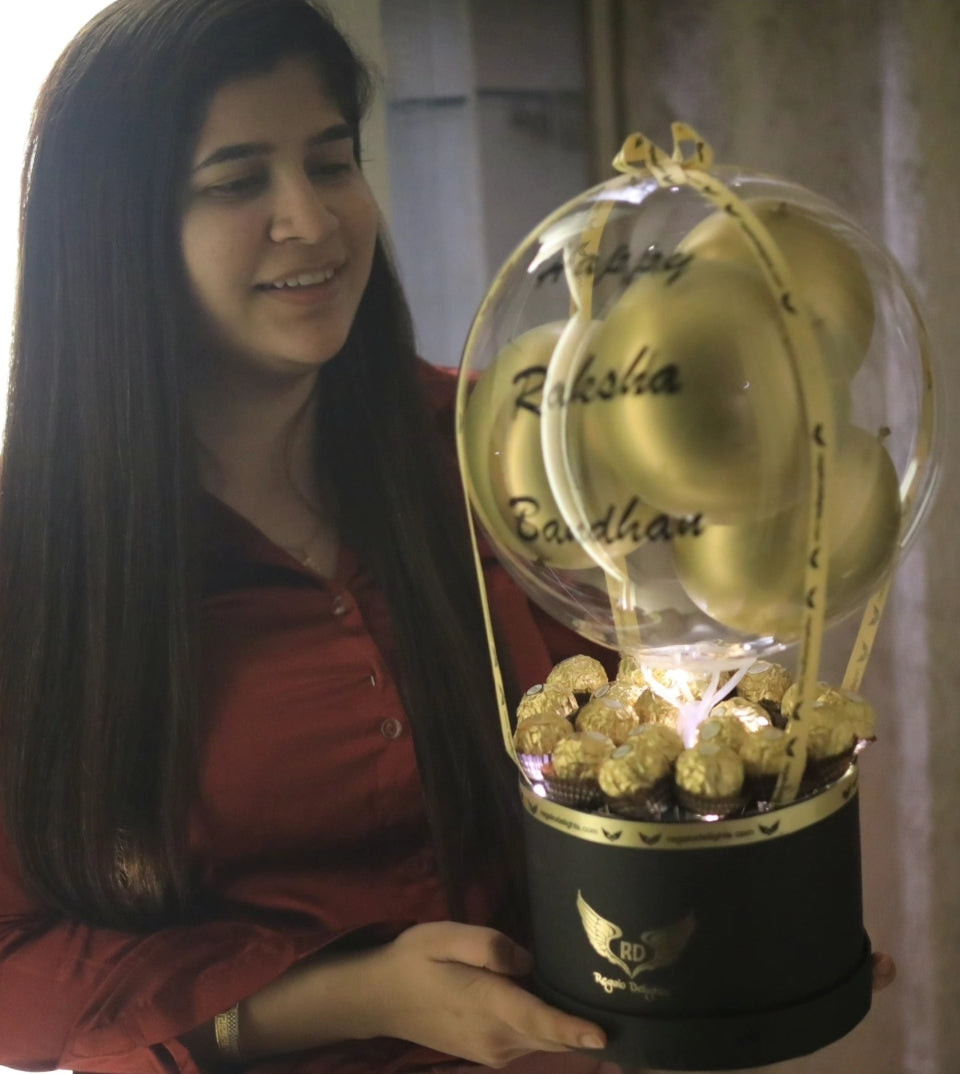 Regalo Ferrero Rochers Rakhee Bouquet Regalo Delights