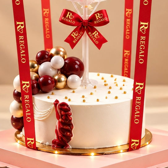 Red Elegance Regalo Cake