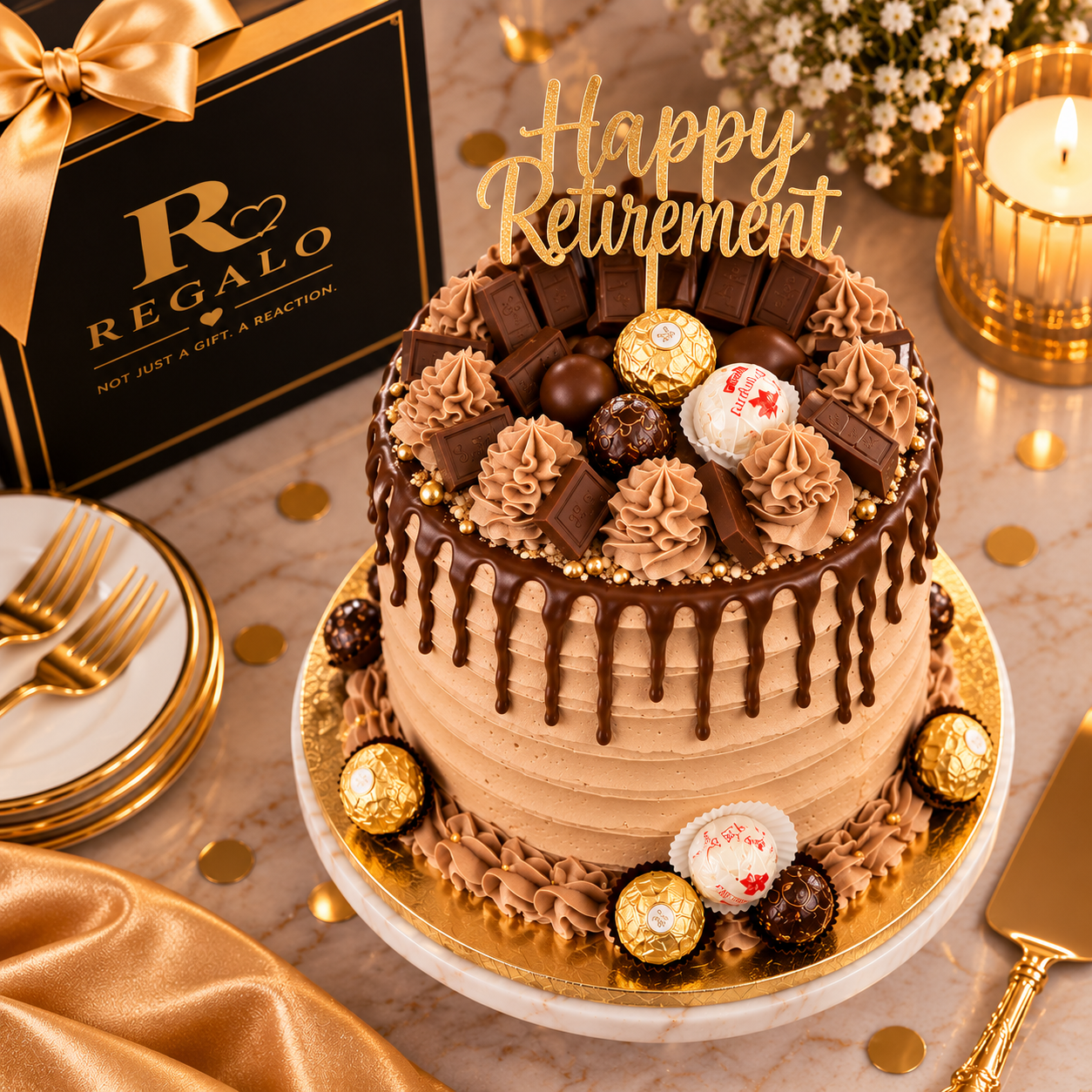 Retirement Treat Supreme Cake