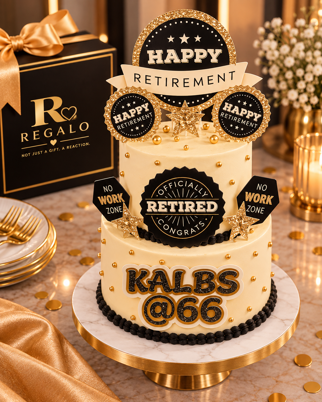 The Grand Exit Cake