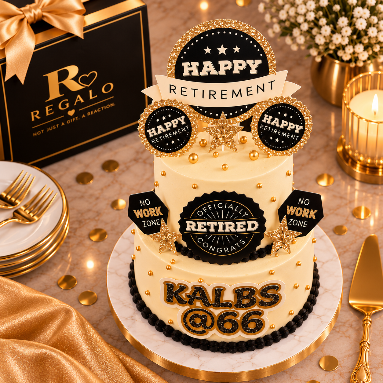 The Grand Exit Cake