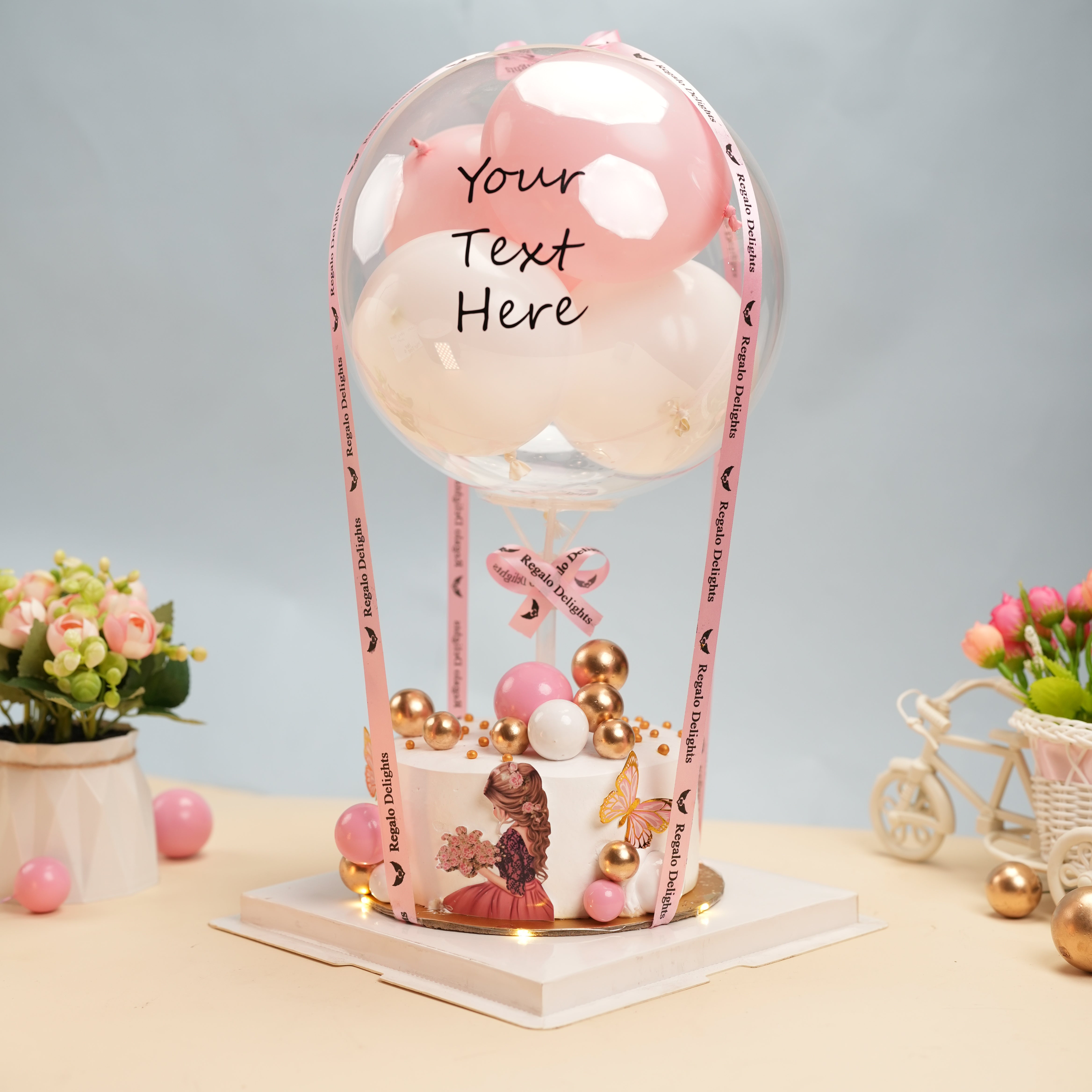 Elegant Girl Regalo Cake