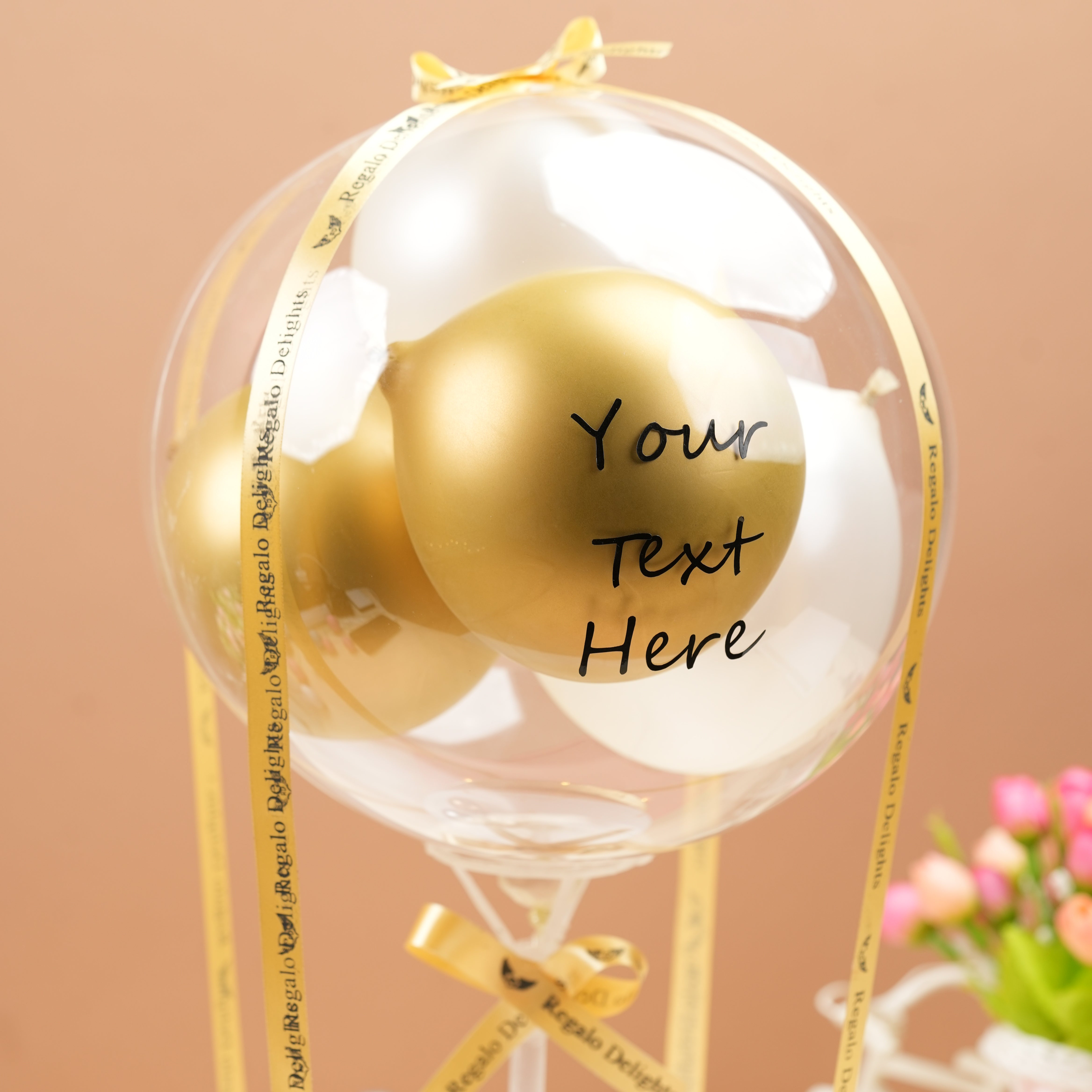 2 Layer Balls Regalo Birthday Cake