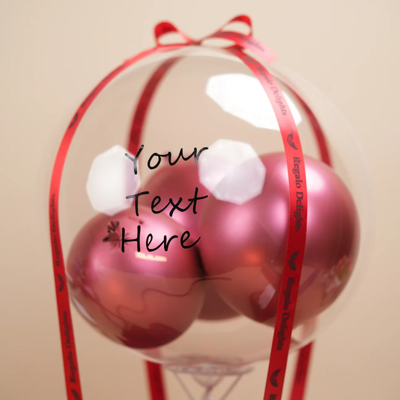 Red Roses Hot Air Bouquet- Instant
