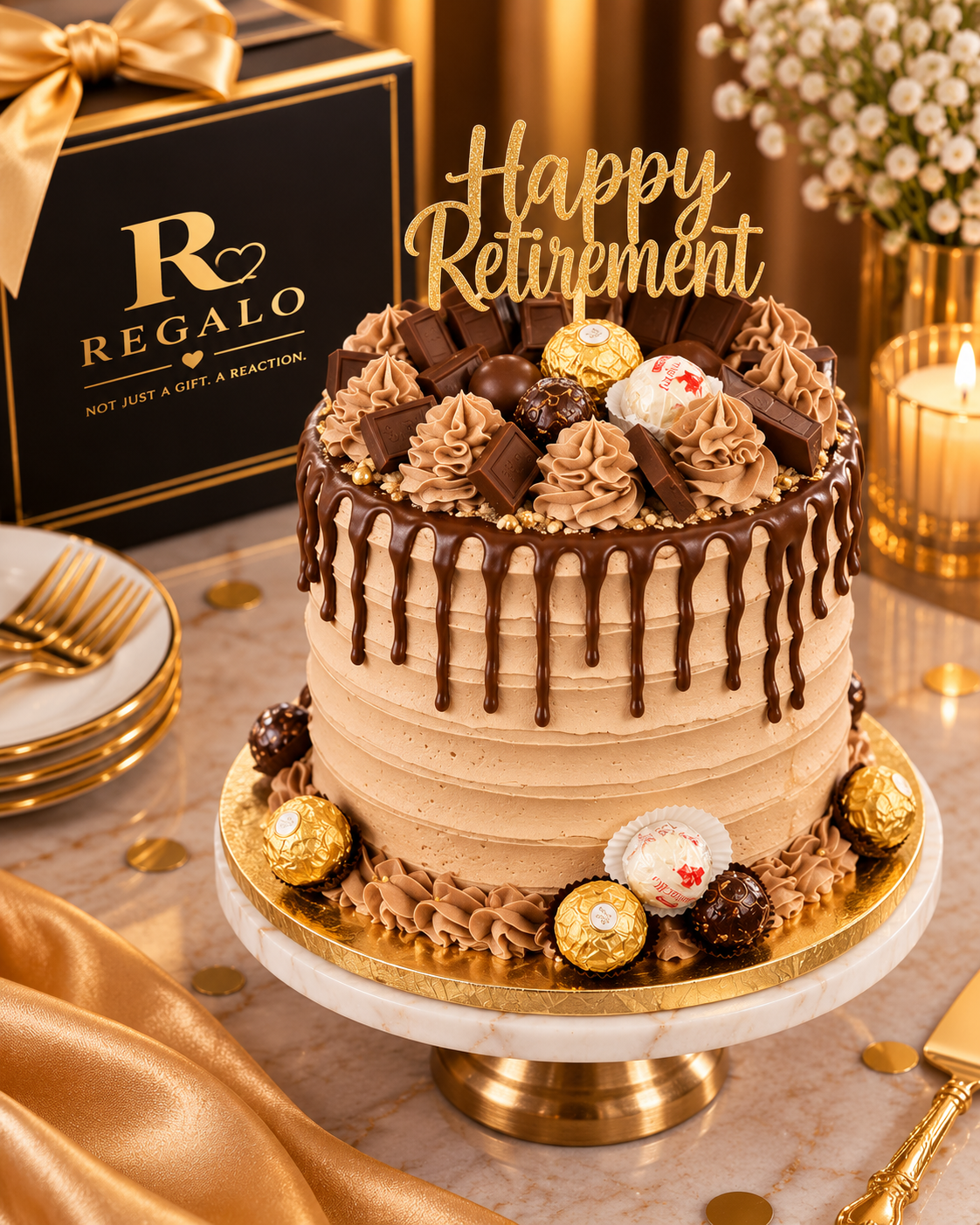 Retirement Treat Supreme Cake