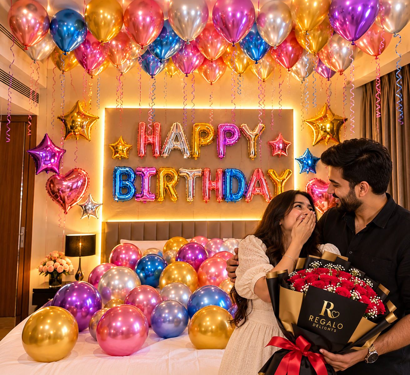🌈 Multicolor Birthday Decor
