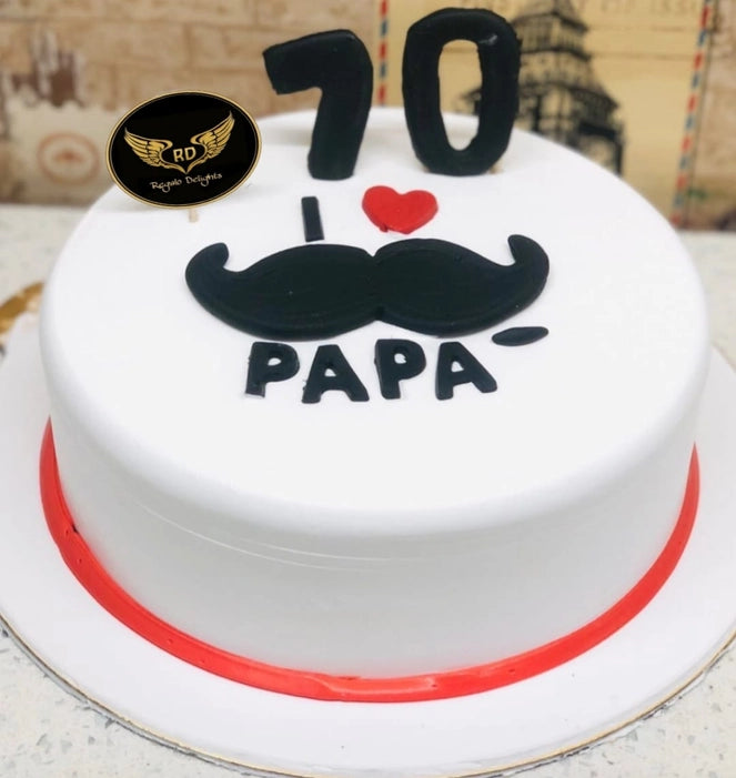 I Love Papa Cake