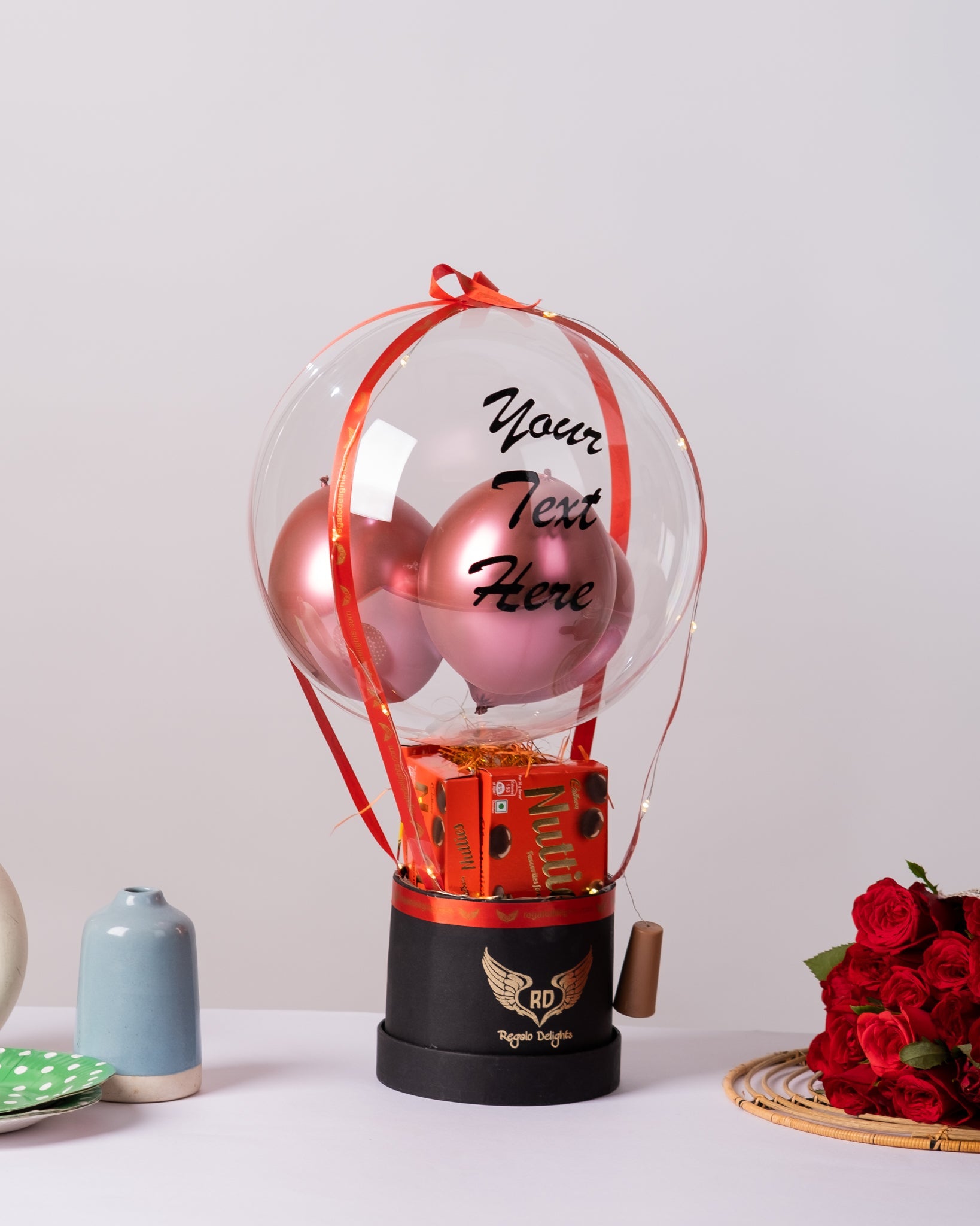 Nutties Hot Air Bouquet Regalo Delights