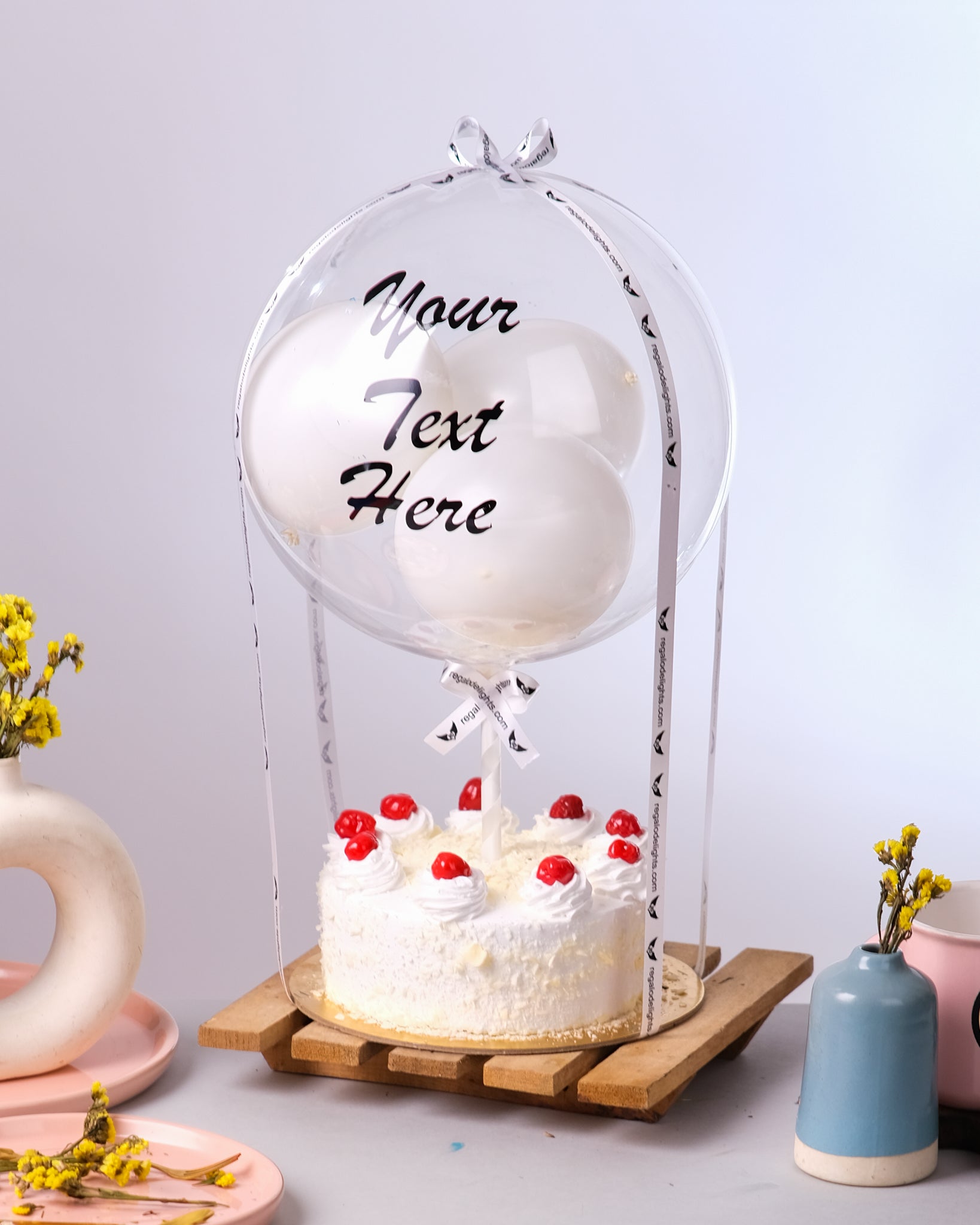 White Forest Regalo Cake Regalo Delights