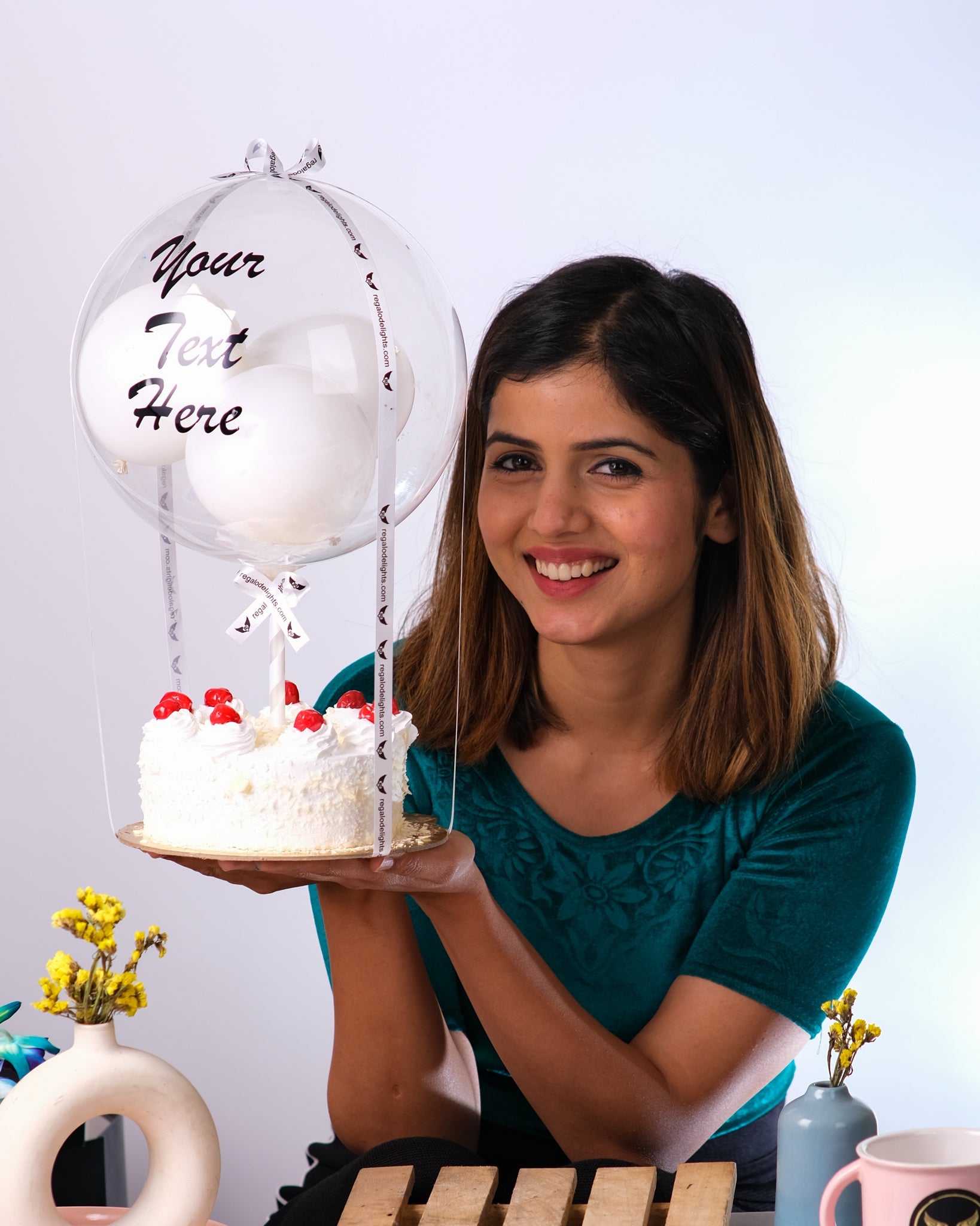 White Forest Regalo Cake Regalo Delights