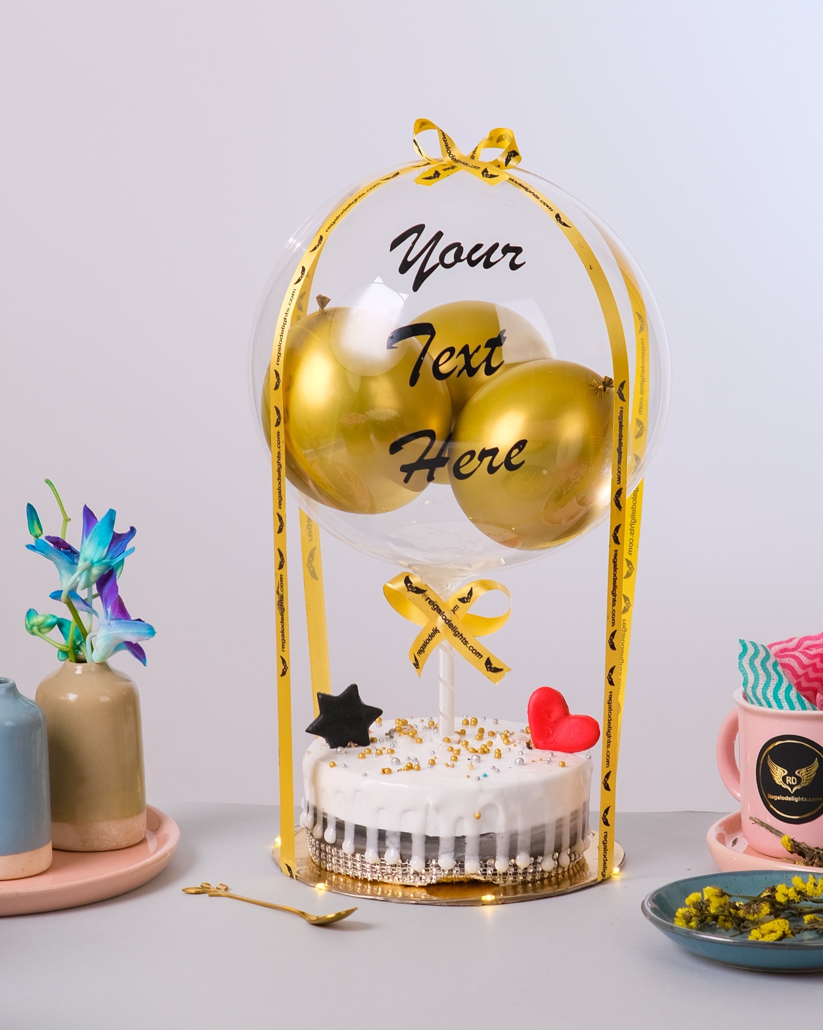 White Frost Regalo Cake Regalo Delights